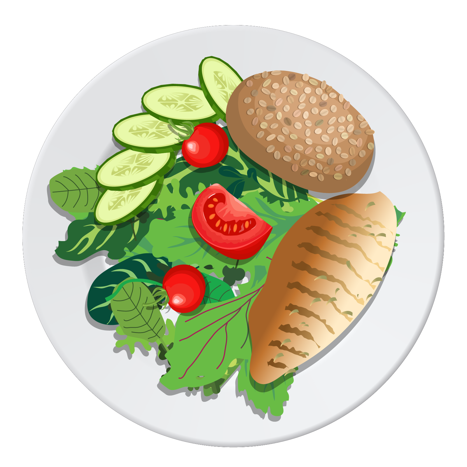 Healthy Food Plate